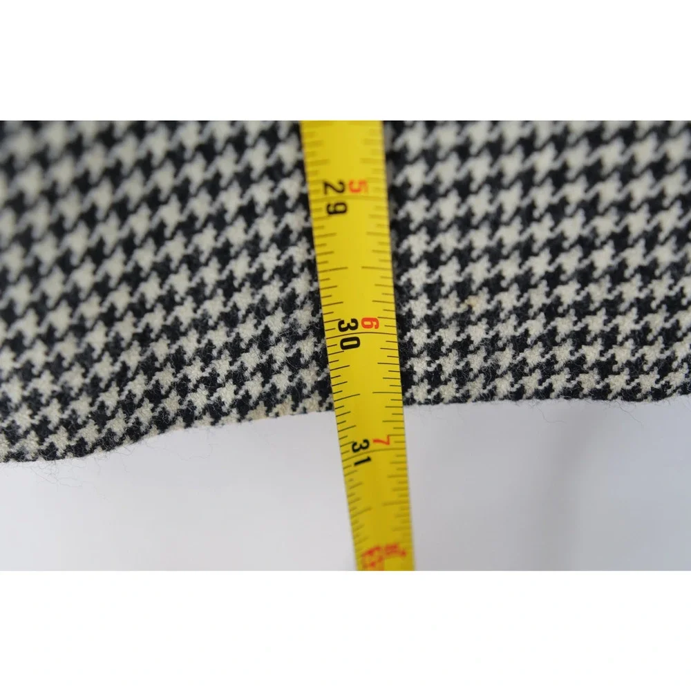 Vintage H. HUNTSMAN & SONS Houndstooth Blazer 42R Made in England Suit Jacket